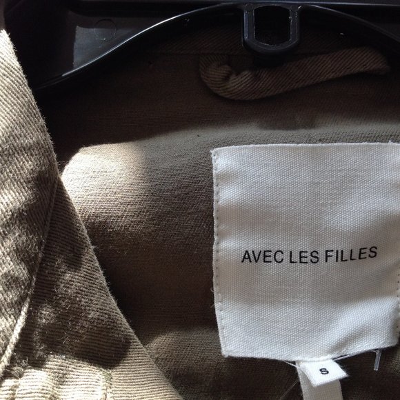 Avec Les Filles Khaki Green Anorak Jacket - Picture 9 of 9